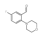 5-FLUORO-2-(N-MORPHOLINO)-BENZALDEHYDE picture