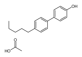 acetic acid,4-(4-pentylphenyl)phenol结构式