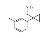 [1-(3-methylphenyl)cyclopropyl]methanamine Structure