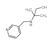 2-methyl-2-[(3-pyridinylmethyl)amino]-1-propanol Structure