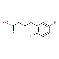 4-(2,5-Difluorophenyl)butanoic acid Structure