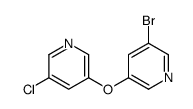3-bromo-5-(5-chloropyridin-3-yl)oxypyridine结构式