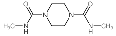 N,N-dimethylpiperazine-1,4-dicarboxamide structure