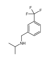 N-[[3-(trifluoromethyl)phenyl]methyl]propan-2-amine结构式