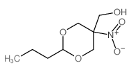 1,3-Dioxane-5-methanol,5-nitro-2-propyl- Structure