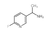 1-(6-氟-3-吡啶)乙胺结构式