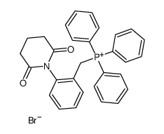 (2-(2,6-dioxopiperidin-1-yl)phenylmethyl)triphenylphosphonium bromide结构式