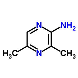 3,5-Dimethyl-2-pyrazinamine Structure