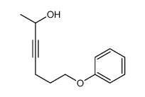 7-phenoxyhept-3-yn-2-ol结构式