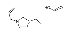 1-ethyl-3-prop-2-enyl-1,2-dihydroimidazol-1-ium,formate结构式