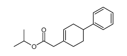 propan-2-yl 2-(4-phenylcyclohexen-1-yl)acetate结构式