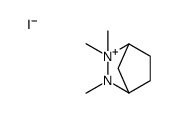 2,3,3-trimethyl-2-aza-3-azoniabicyclo[2.2.1]heptane,iodide结构式