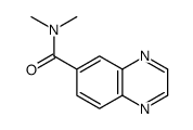 N,N-dimethylquinoxaline-6-carboxamide结构式