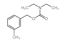 (3-methylphenyl)methyl N,N-diethylcarbamate Structure