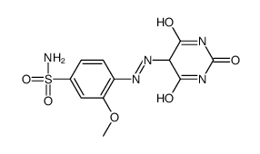 4-[(hexahydro-2,4,6-trioxo-5-pyrimidinyl)azo]-3-methoxybenzenesulphonamide picture