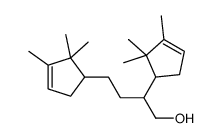 2,4-bis-(2,2,3-trimethylcyclopent-3-enyl)butanol结构式