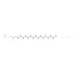 Diammonium 4,4,5,5,6,6,7,7,8,8,9,9,10,10,11,11,12,12,13,13,14,14,15,15,16,16,17,17,18,18,19,19,19-tritriacontafluoro-2-hydroxynonadecyl phosphate Structure