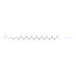 Diammonium 4,4,5,5,6,6,7,7,8,8,9,9,10,10,11,11,12,12,13,13,14,14,15,15,16,16,17,17,18,18,19,19,19-tritriacontafluoro-2-hydroxynonadecyl phosphate picture