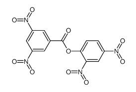 2,4-dinitrophenyl 3,5-dinitrobenzoate Structure