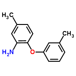 5-Methyl-2-(3-methylphenoxy)aniline Structure