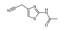 N-(4-cyanomethylthiazol-2-yl)acetamide结构式