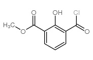 methyl 3-carbonochloridoyl-2-hydroxybenzoate结构式