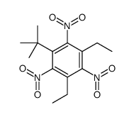 1-tert-butyl-3,5-diethyl-2,4,6-trinitrobenzene Structure