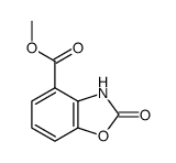 4-BENZOXAZOLECARBOXYLIC ACID, 2,3-DIHYDRO-2-OXO, METHYL ESTER结构式