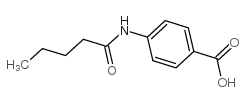 4-(戊酰基氨基)苯甲酸结构式