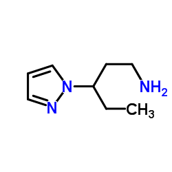 3-PYRAZOL-1-YL-PENTYLAMINE structure