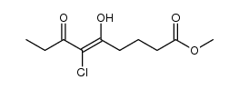 (E)-methyl 6-chloro-5-hydroxy-7-oxonon-5-enoate Structure