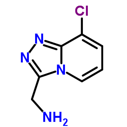 1-(8-Chloro[1,2,4]triazolo[4,3-a]pyridin-3-yl)methanamine结构式