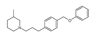 3-methyl-1-[3-[4-(phenoxymethyl)phenyl]propyl]piperidine Structure