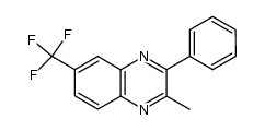 2-methyl-3-phenyl-6-trifluoromethylquinoxaline结构式