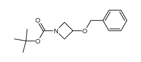 3-Benzyloxy-azetidine-1-carboxylicacidtert-butylester Structure
