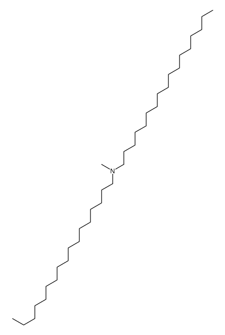 N-heptadecyl-N-methylheptadecan-1-amine结构式