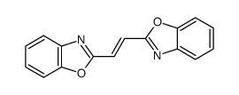 2,2'-trans-ethene-1,2-diyl-bis-benzooxazole结构式