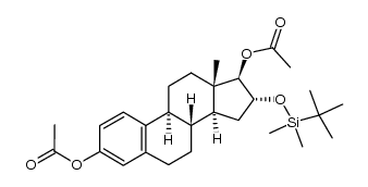 3,17β-diacetoxy-16α-(tert-butyldimethylsilyloxy)-1,3,5(10)-estratrien Structure