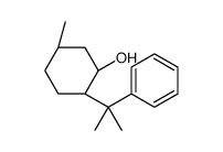 (1S,2S,5R)-5-Methyl-2-(2-phenyl-2-propanyl)cyclohexanol Structure