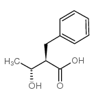 (2R,3r)-2-苄基-3-羟基丁酸结构式