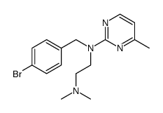 N'-[(4-bromophenyl)methyl]-N,N-dimethyl-N'-(4-methylpyrimidin-2-yl)ethane-1,2-diamine结构式