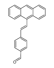 9-<4-Formyl-styryl>-anthracen结构式