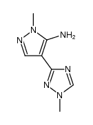 3-(5-amino-1-methylpyrazol-4yl)-1methyl-1,2,4-triazole Structure