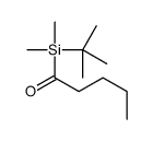 1-[tert-butyl(dimethyl)silyl]pentan-1-one Structure