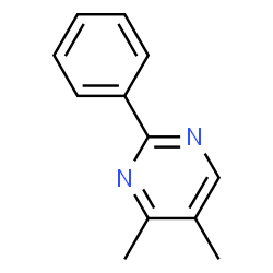 Pyrimidine, 4,5-dimethyl-2-phenyl- (9CI) Structure