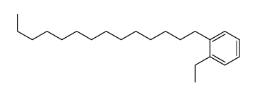 1-ethyl-2-tetradecylbenzene结构式