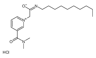 1-[2-(decylamino)-2-oxoethyl]-N,N-dimethylpyridin-1-ium-3-carboxamide,chloride Structure