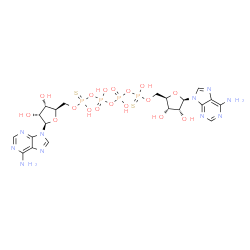 P(1),P(4)-bis(5'-adenosyl)-1,4-dithiotetraphosphate Structure