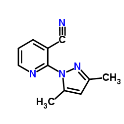 2-(3,5-Dimethyl-1H-pyrazol-1-yl)nicotinonitrile structure