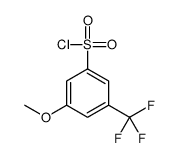 3-METHOXY-5-(TRIFLUOROMETHYL)BENZENESULPHONYL CHLORIDE structure